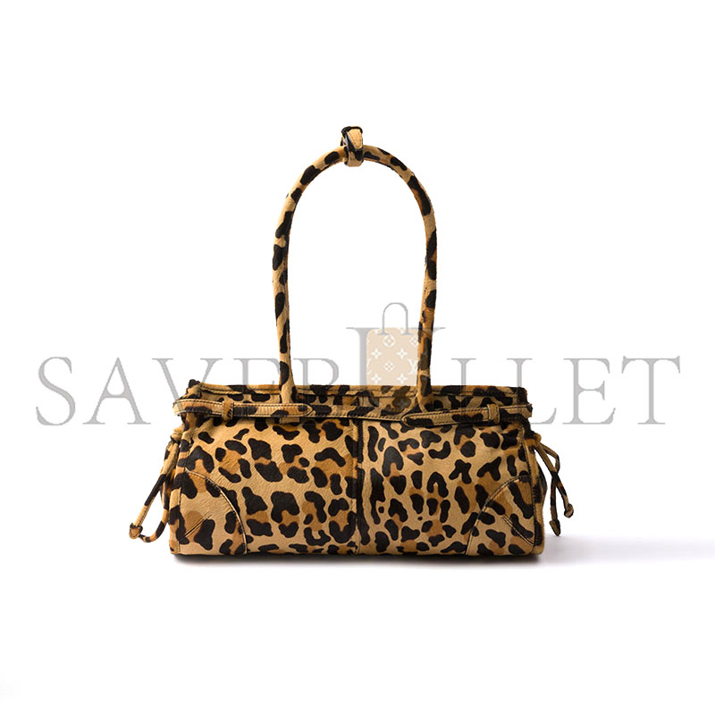 PRADA MEDIUM PRINTED LEATHER HANDBAG 1BA426 (32*15.5*12cm)